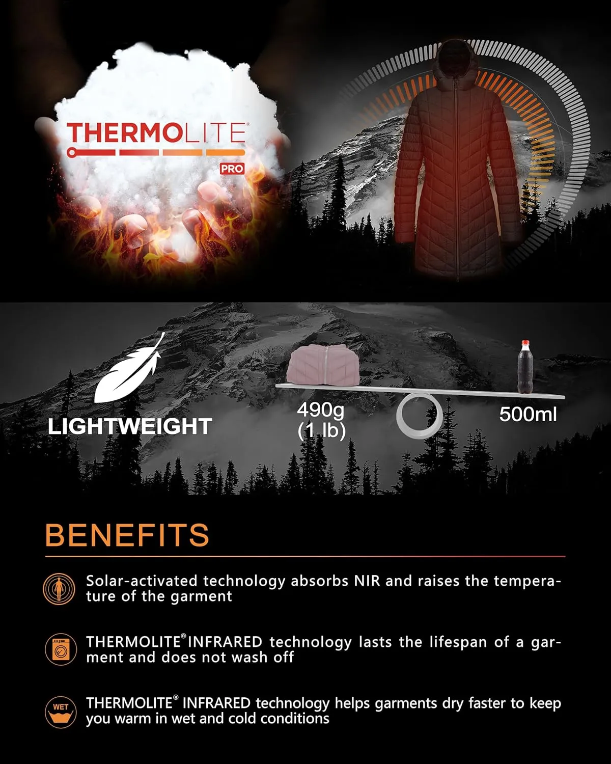 33,000ft Women's Long Puffer Jacket with Hood, Lightweight Warm Puffy Quilted Winter Coats
