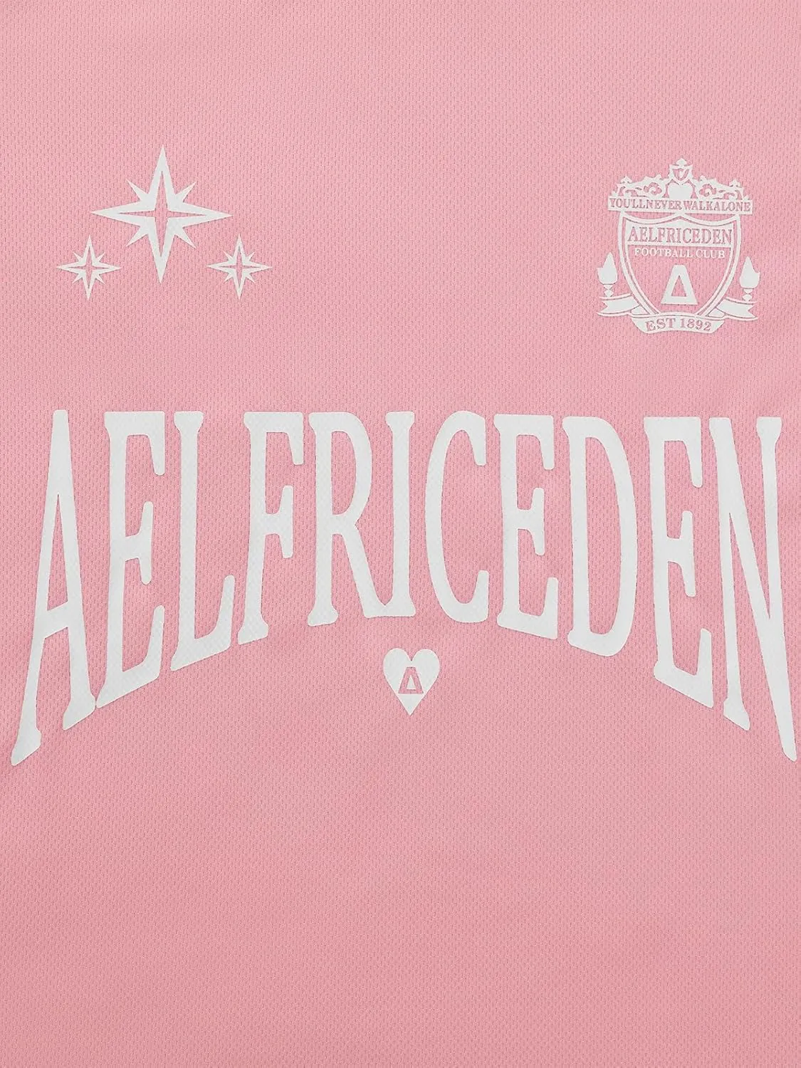 Aelfric Eden Jersey Shirts Women Oversized Mesh V Neck Graphic Tees Y2k Color Block Short Sleeve T Shirt Tops