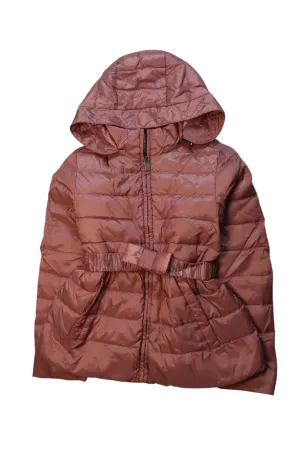 Burberry Quilted Hooded Puffer Coat - Size 8Y