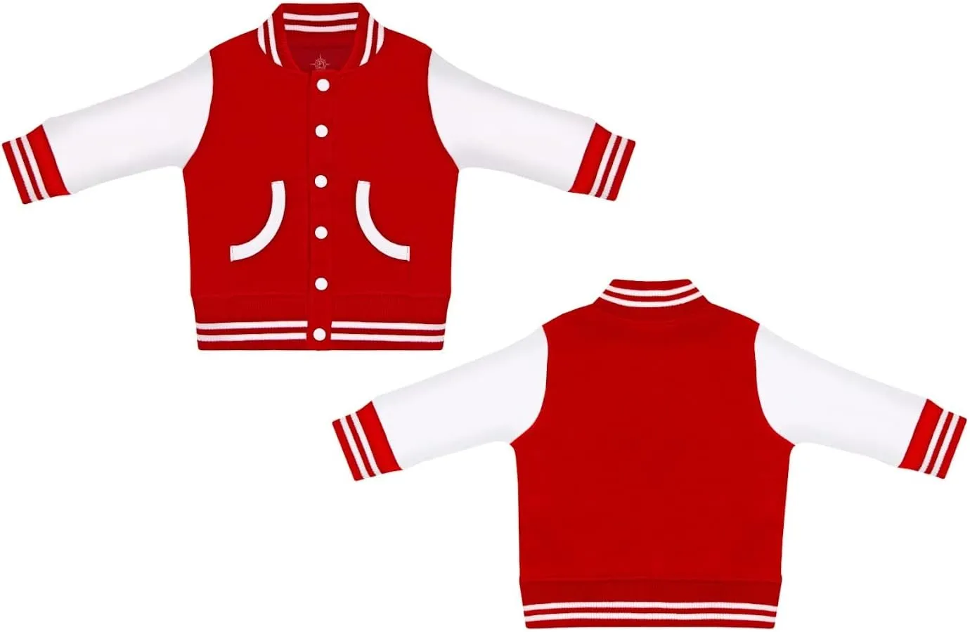 Creative Knitwear Varsity Bomber Jacket - Letterman Jacket - Game Day Baby Sweatshirt