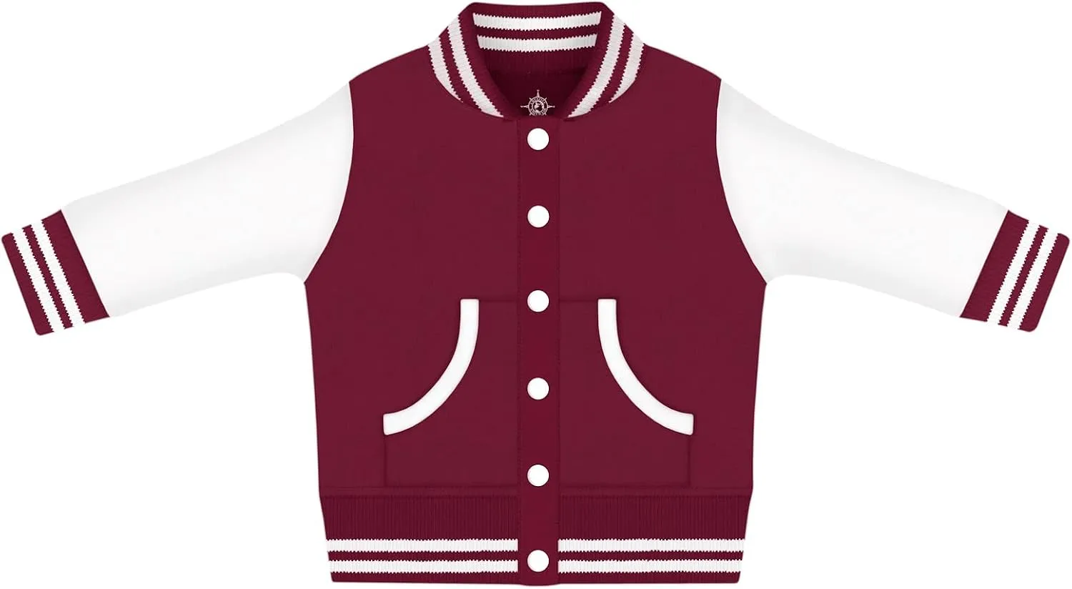 Creative Knitwear Varsity Bomber Jacket - Letterman Jacket - Game Day Baby Sweatshirt