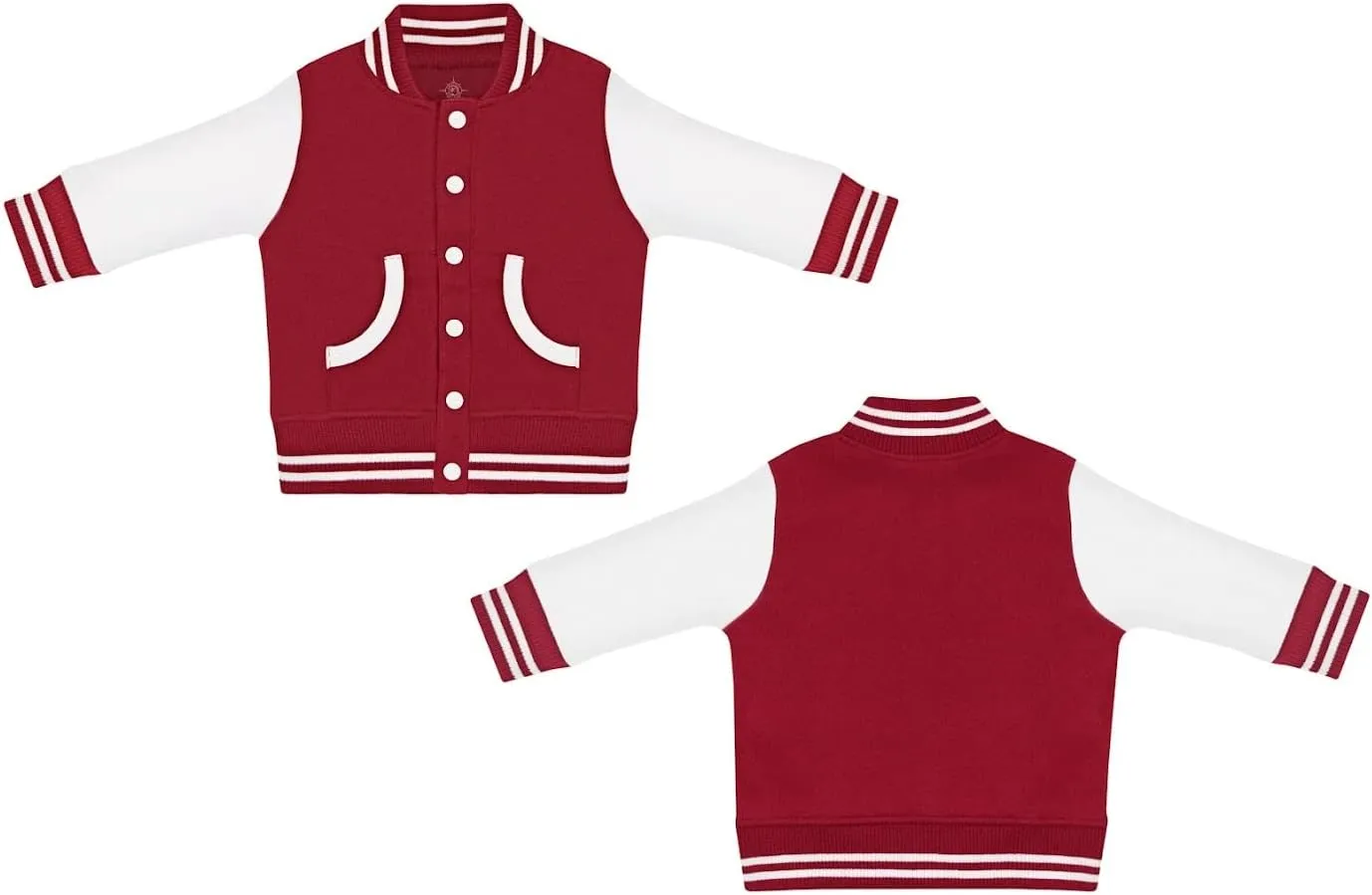 Creative Knitwear Varsity Bomber Jacket - Letterman Jacket - Game Day Baby Sweatshirt