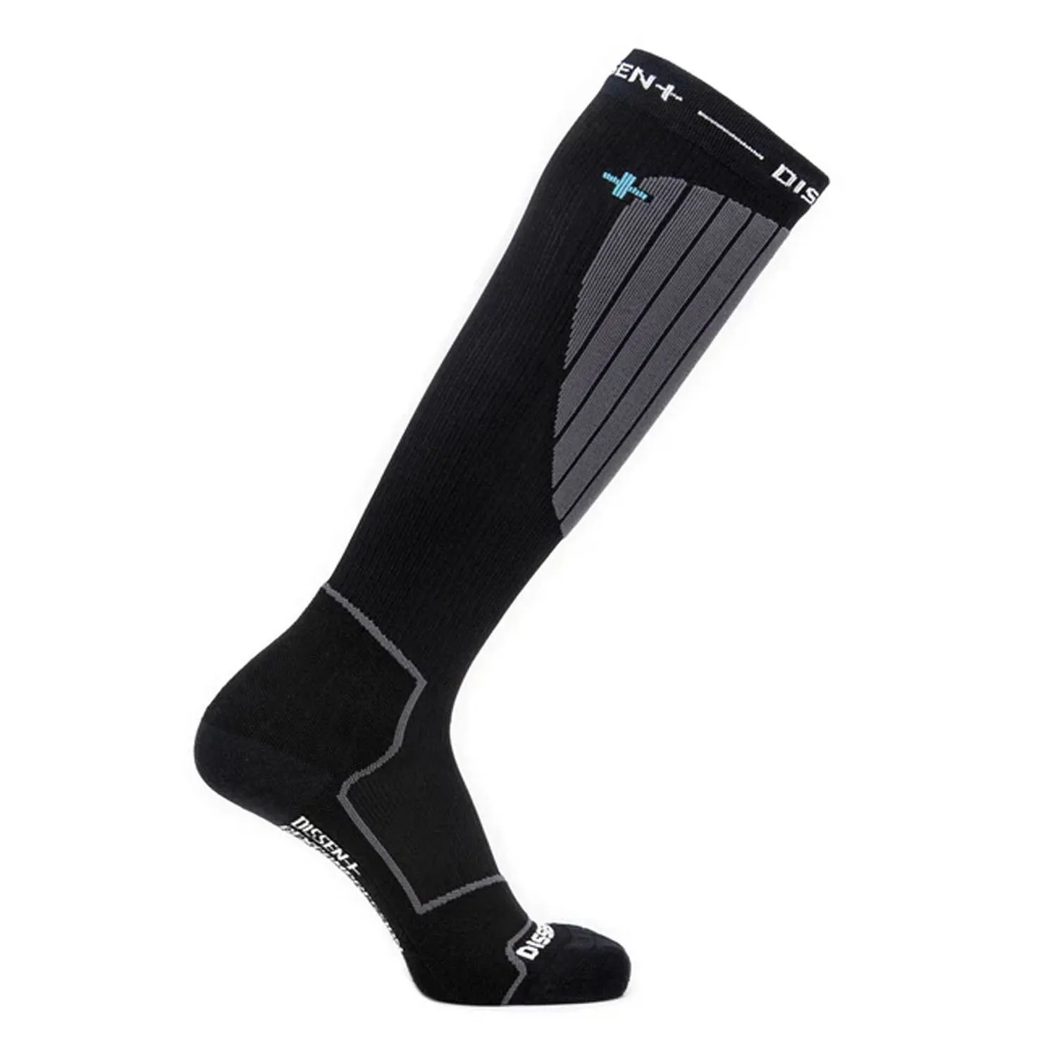 Dissent GFX Compression Hybrid DLX-Wool Sock Black