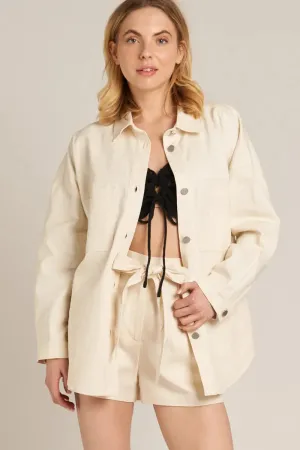 En Creme Dede Oversized Shirt  The Perfect Denim Layer