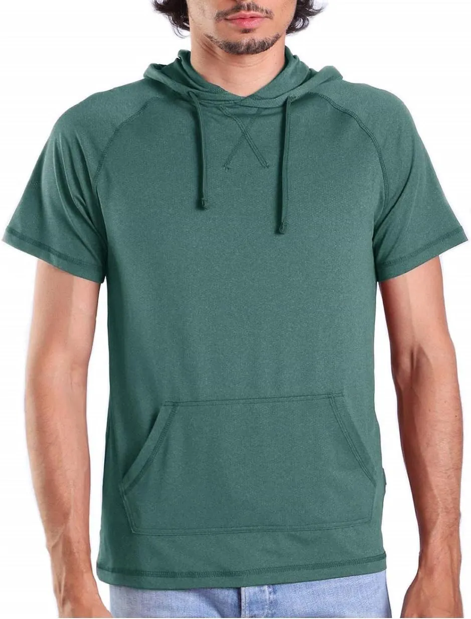Facitisu Men Athletic Hoodies Workout Shirts Lightweight Sweatshirts Pullover Sport Hoody Fashion Hoodie Shirts