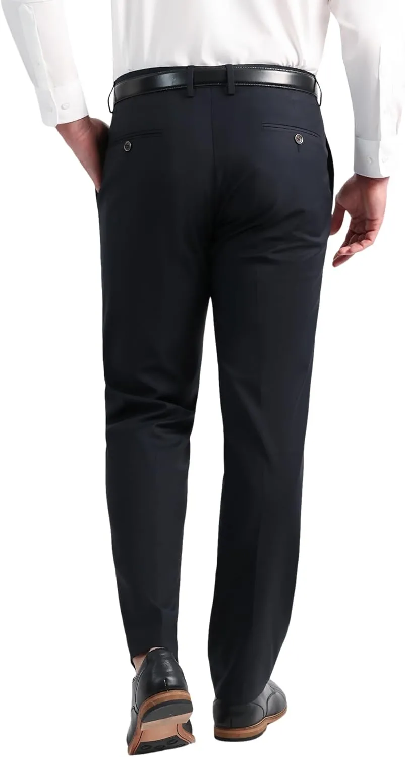 Hagger Men's JMH Premium Wool Tailored Fit Flat Front Suit Separates Pant