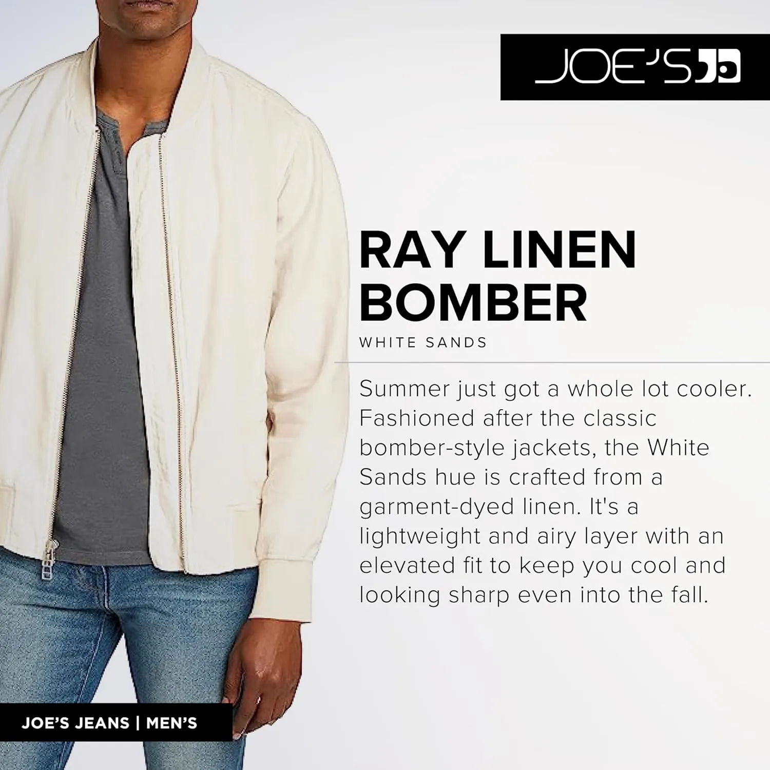Joe's Men's Ray Linen Bomber