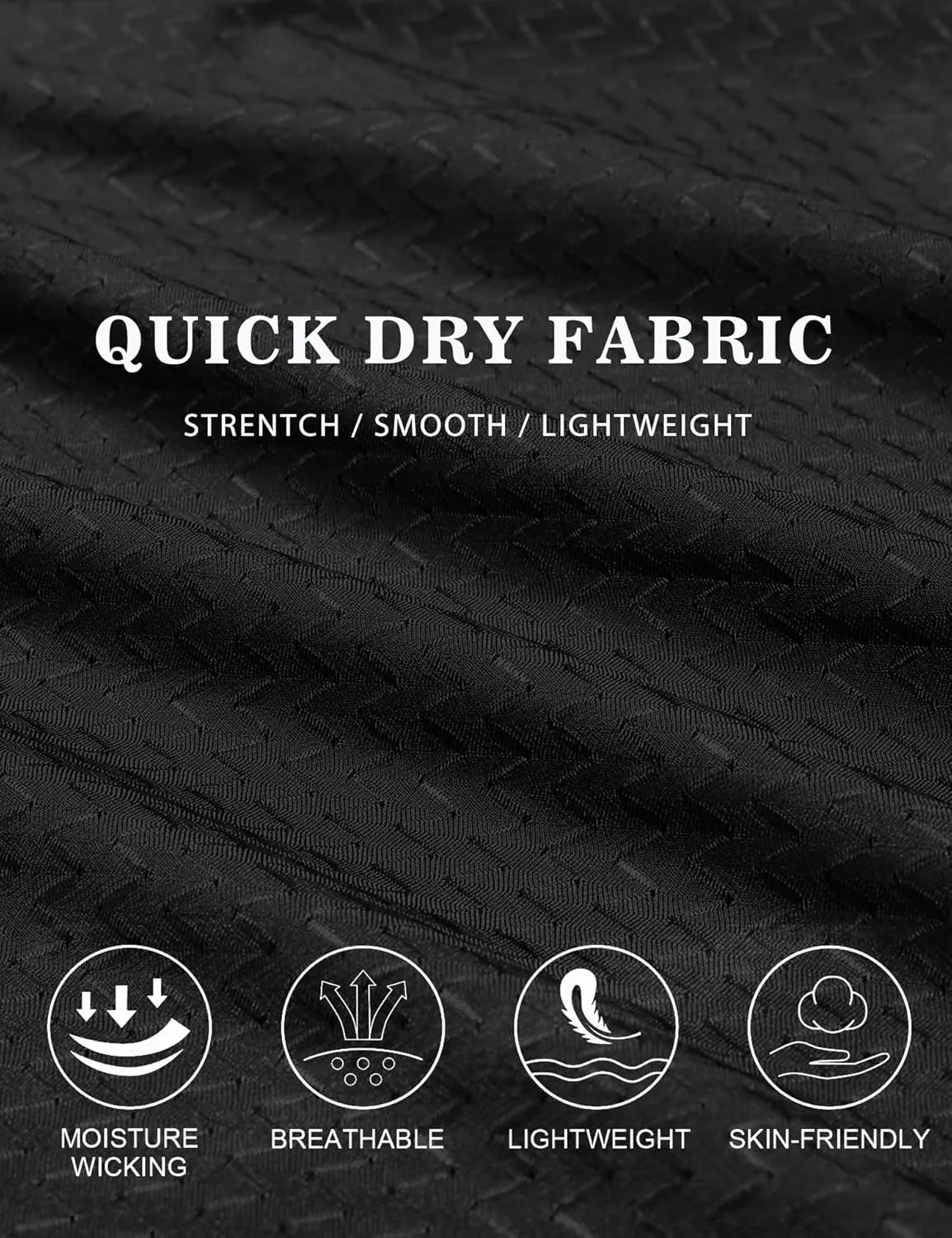 KAWATA Men's Muscle Polo Shirts Dry Fit Short Sleeve Stretch Slim Fit T Shirts Workout Golf Shirt