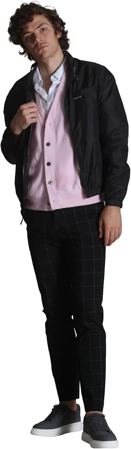 Members Only Mens Windbreaker Packable Jacket, Waterproof Rain Jacket Men Lightweight for Golf Cycling Fishing Hiking Gear