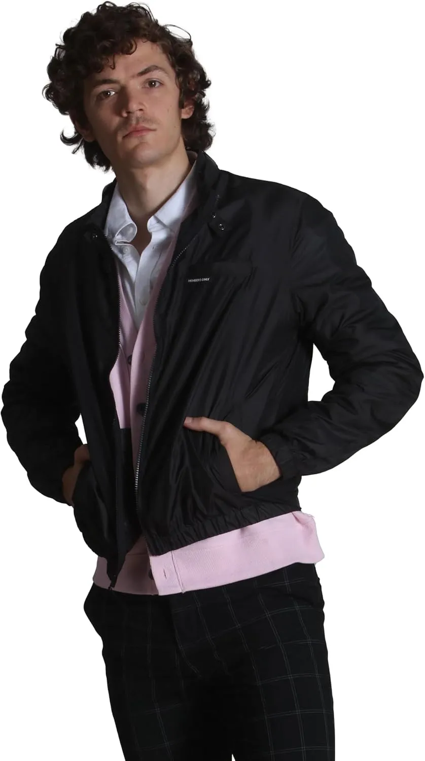 Members Only Mens Windbreaker Packable Jacket, Waterproof Rain Jacket Men Lightweight for Golf Cycling Fishing Hiking Gear