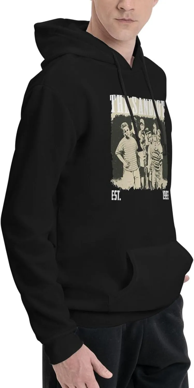Mens Hooded Sweatshirt, Hooded Sportswear Shirts, Drawstring Pullover Hoodie