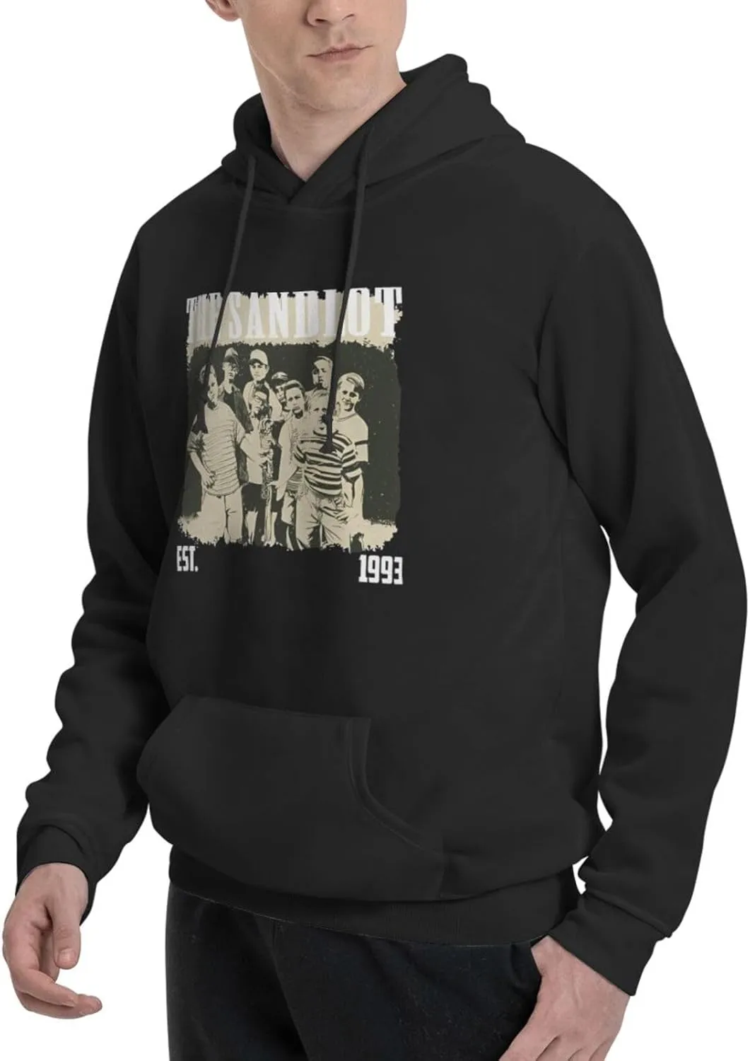 Mens Hooded Sweatshirt, Hooded Sportswear Shirts, Drawstring Pullover Hoodie
