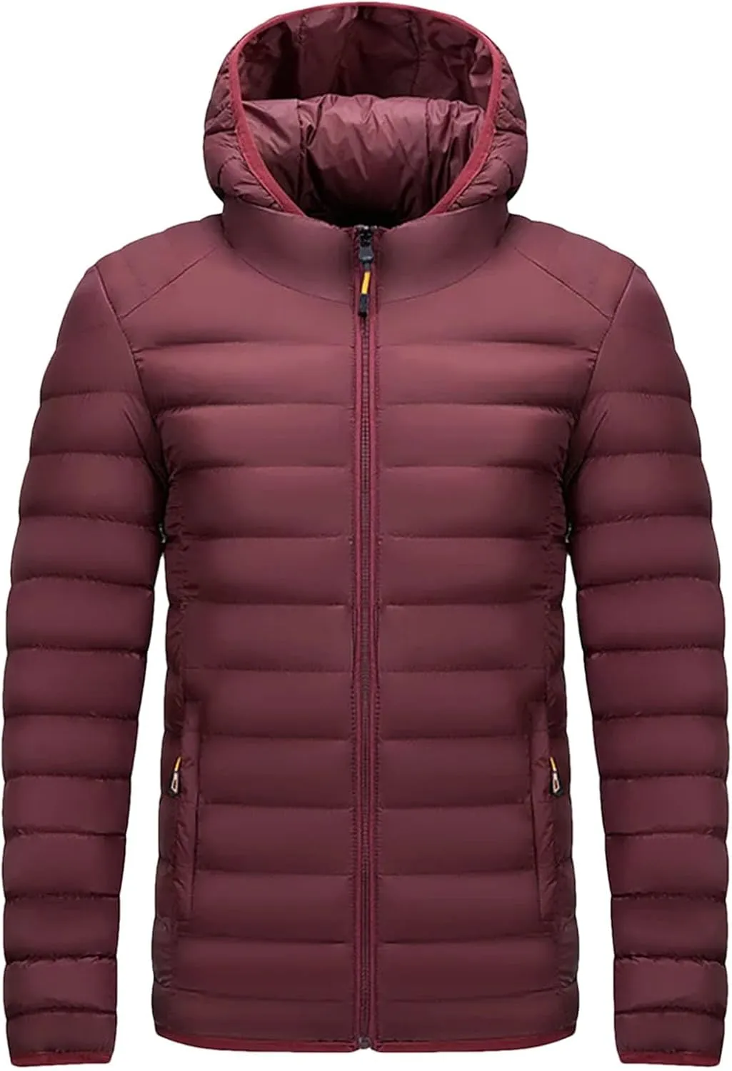 Men's Lightweight Packable Puffer Jacket Men Winter Warm Cotton Padded Outwear Casual Hooded Down Coats