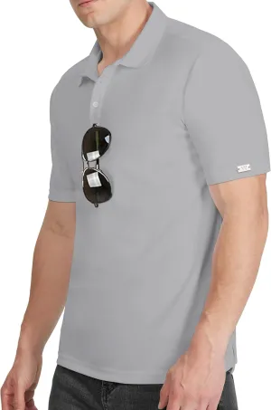 Men's Polo Shirt UPF 50  Tees Sun Shirts 1/4 Zip Up Golf Shirts Fishing Running Rash Guard T-Shirts Quick Dry