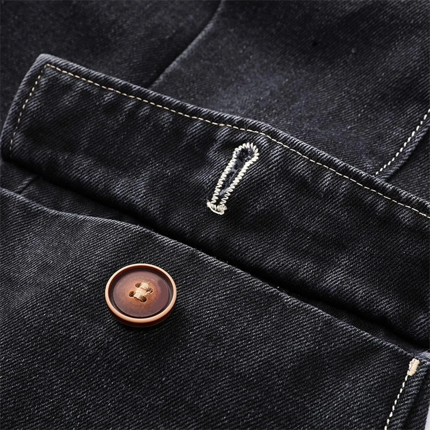 Men's Tailored Slim Denim Blazer Wrinkle Resistant Office Casual Jacket Multiple Color Choices