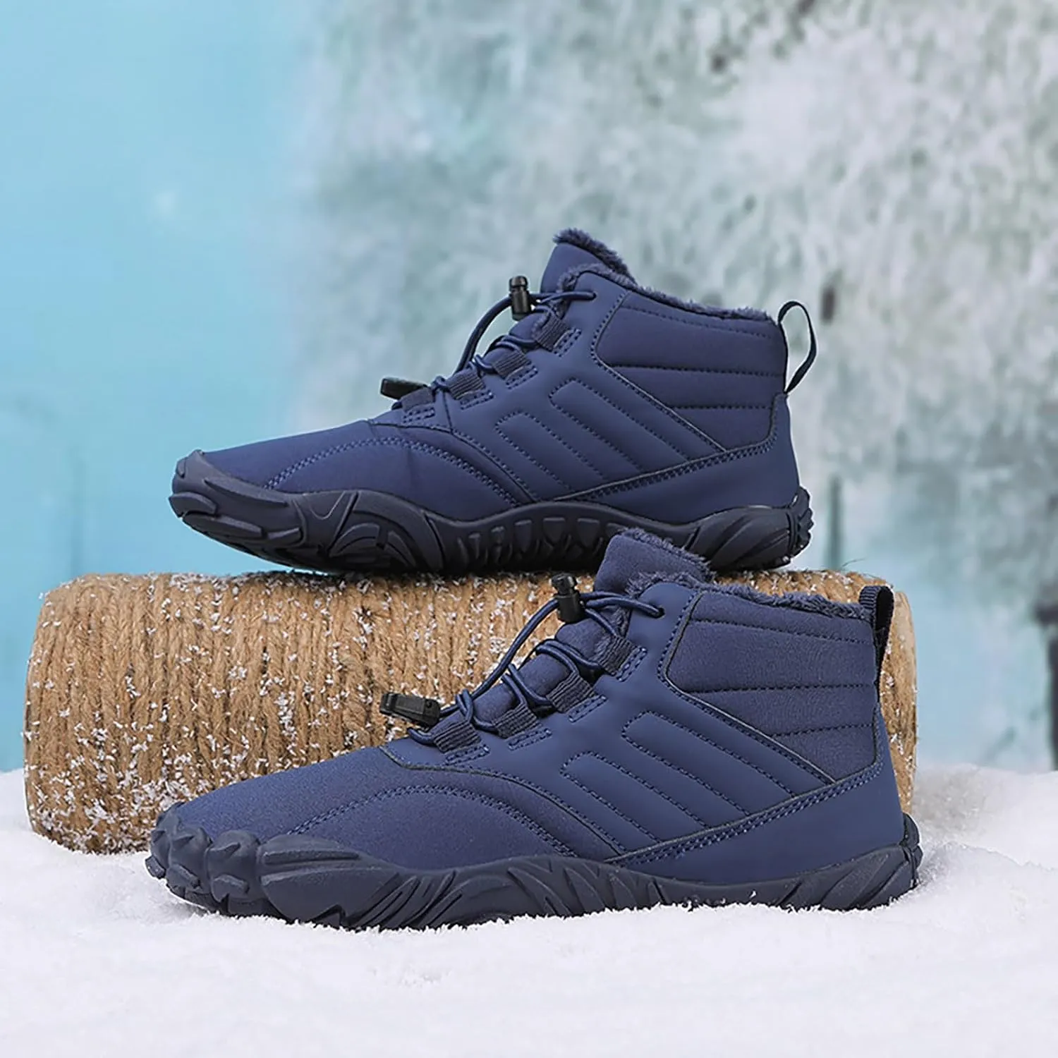Men's Work Boots Wide Width Hiking Sneakers Warm Booties Women's Workout Shoes Food Service Outdoor Botas Waterproof Soft Toe Work Hike Grounded Footwear