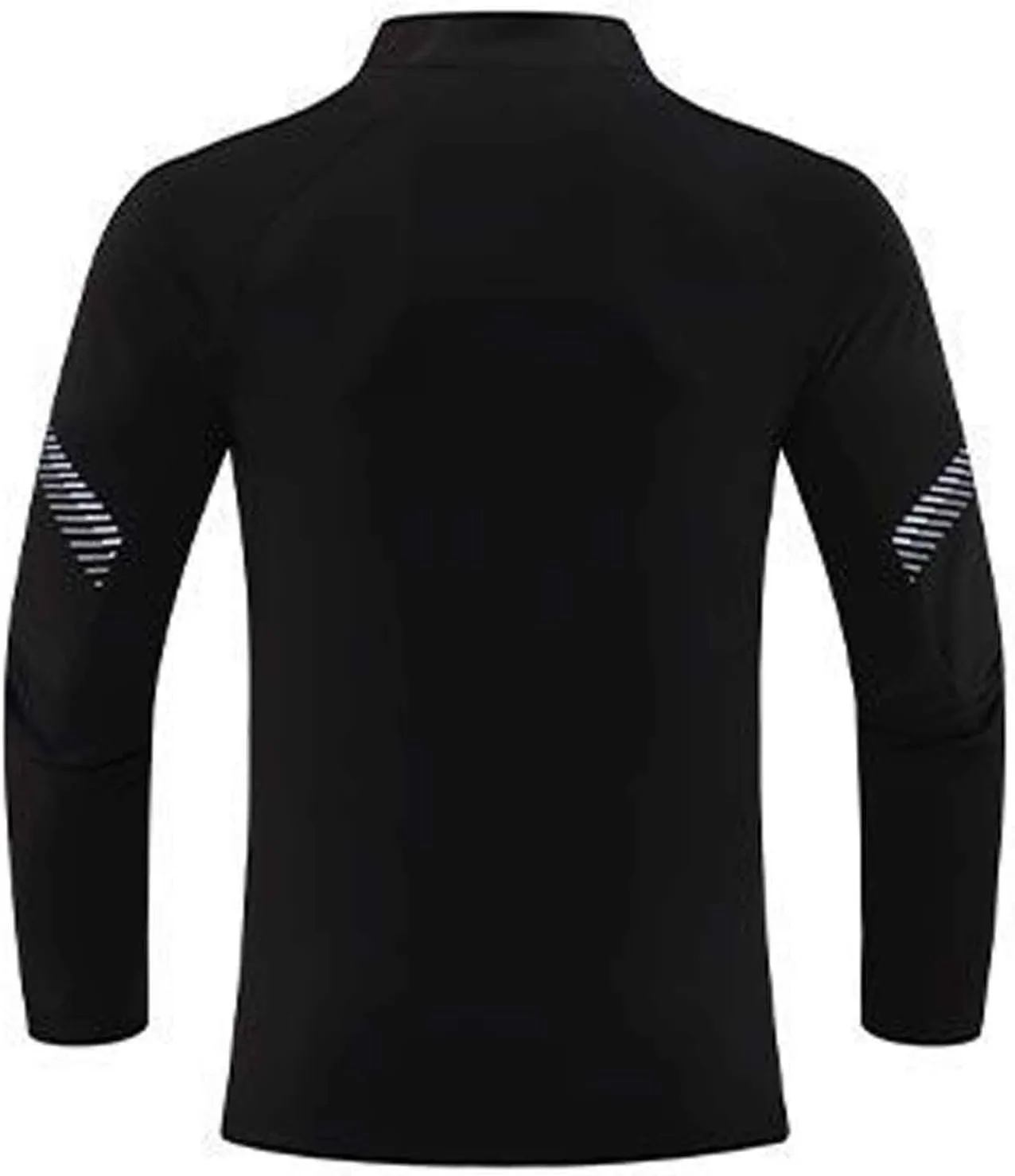 Mens Zip Up Sports Shirts Slim Fit Long Sleeve Quick Dry Elastic Shirts for Men Running Gym Athletic Outwear