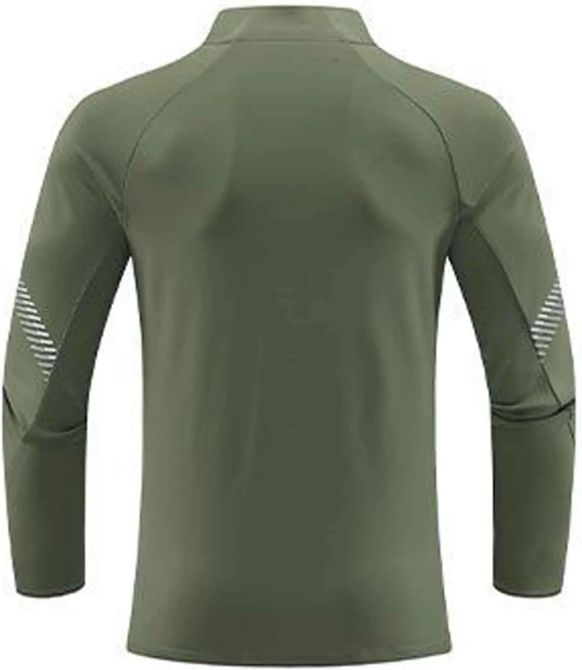 Mens Zip Up Sports Shirts Slim Fit Long Sleeve Quick Dry Elastic Shirts for Men Running Gym Athletic Outwear