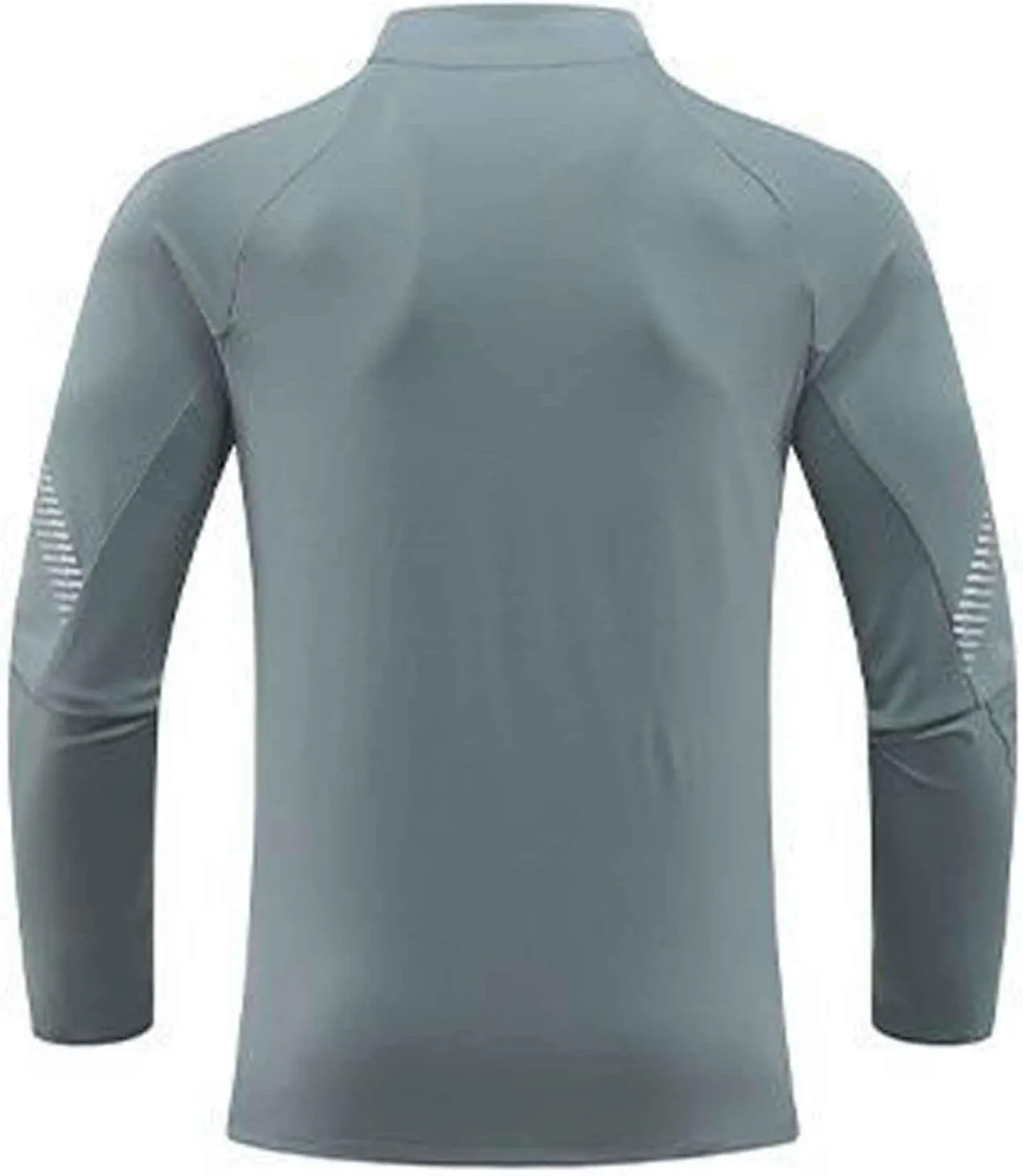 Mens Zip Up Sports Shirts Slim Fit Long Sleeve Quick Dry Elastic Shirts for Men Running Gym Athletic Outwear