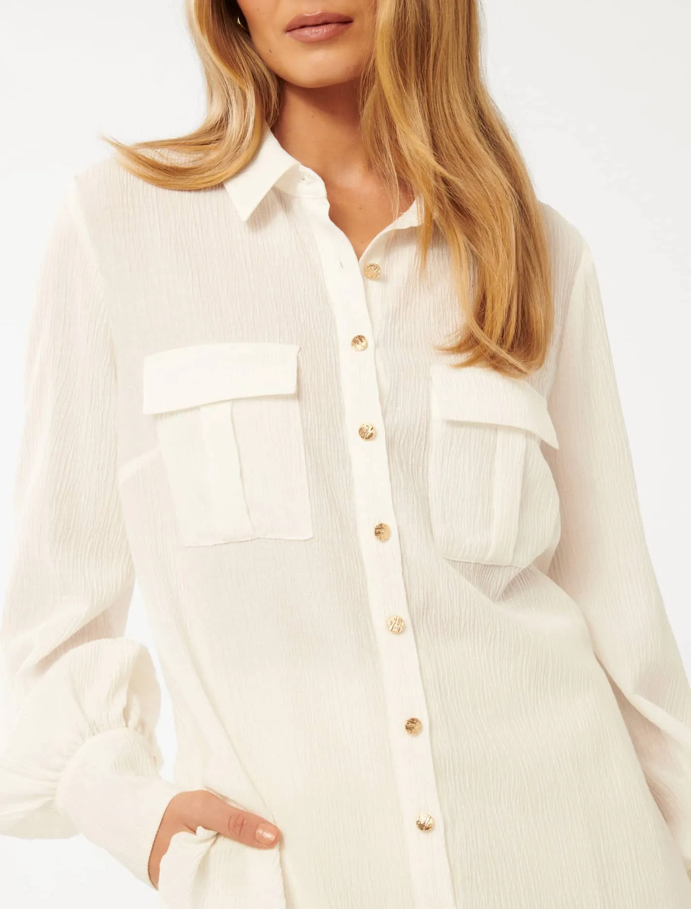 Molly Texture Utility Shirt