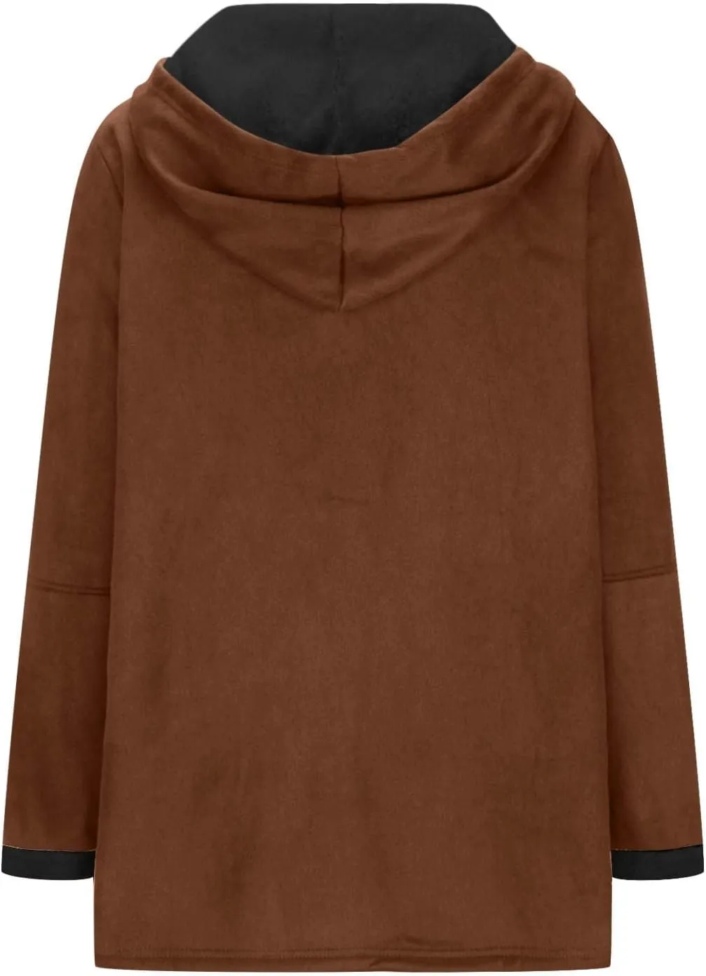 Plus Size Winter Coats for Women 2024 Warm Sherpa Fleece Lined Distressed Jackets Hooded Parka Faux Suede Pea Coat Outerwear