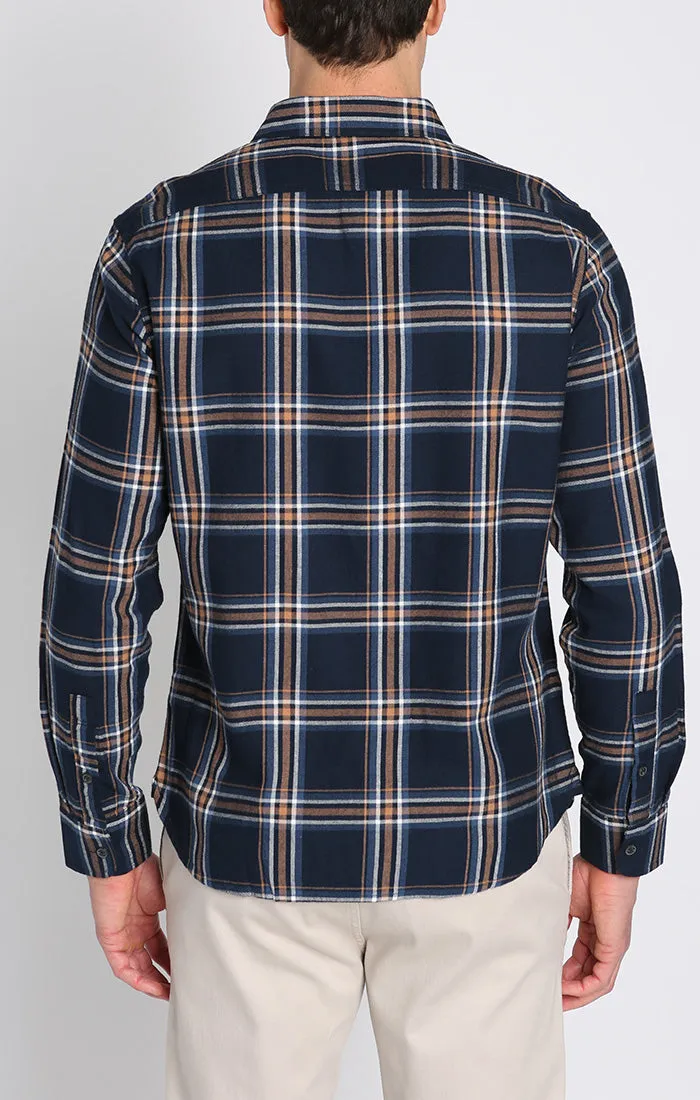 Rye Lightweight Flannel Utility Workshirt