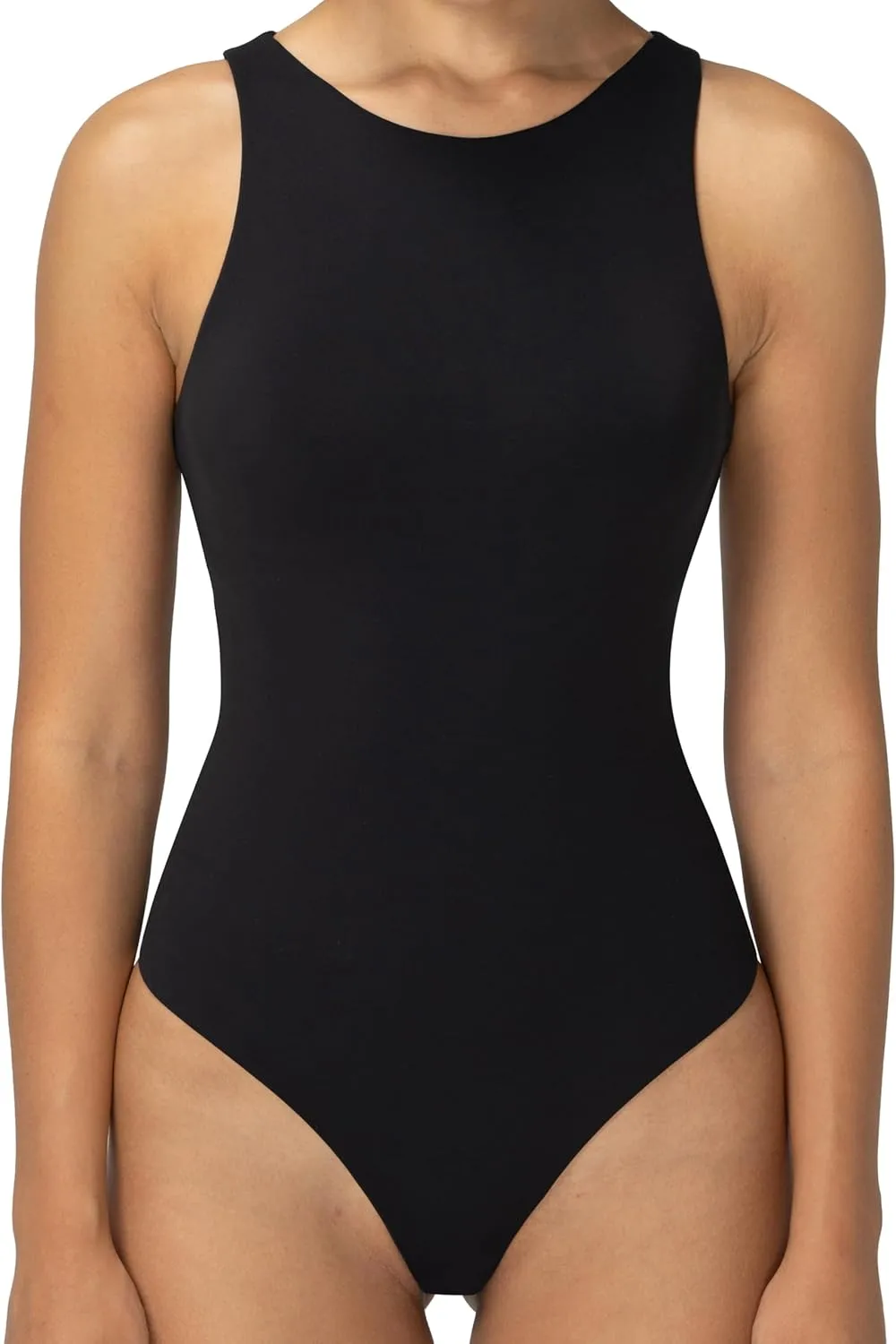 Sunzel Women's Tummy Control Bodysuit, Sleeveless Sexy Tank Tops Sharp Leotard Shapewear Clothing
