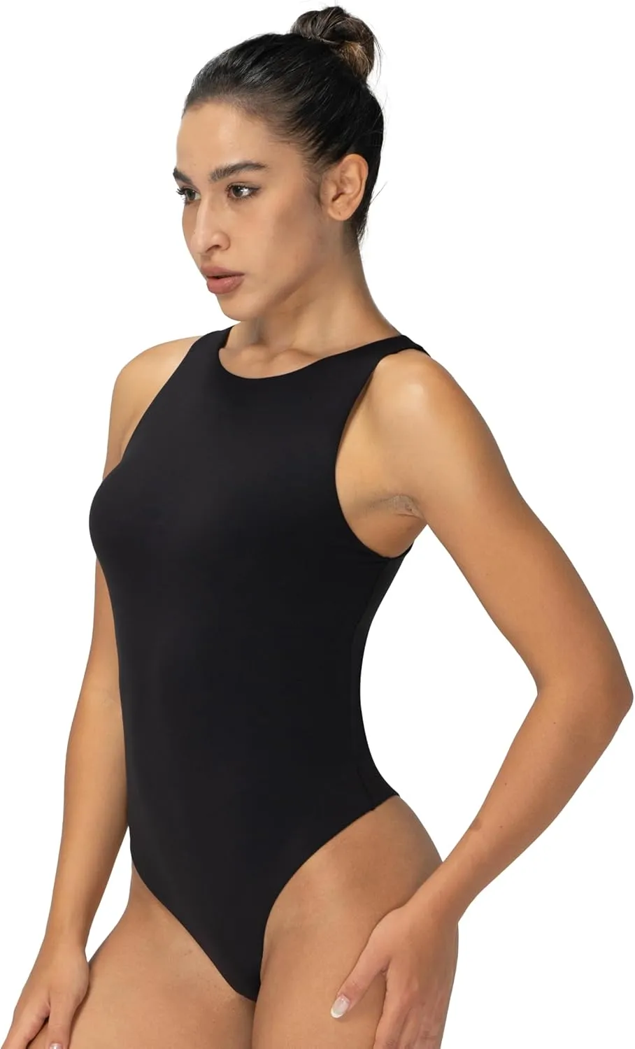 Sunzel Women's Tummy Control Bodysuit, Sleeveless Sexy Tank Tops Sharp Leotard Shapewear Clothing