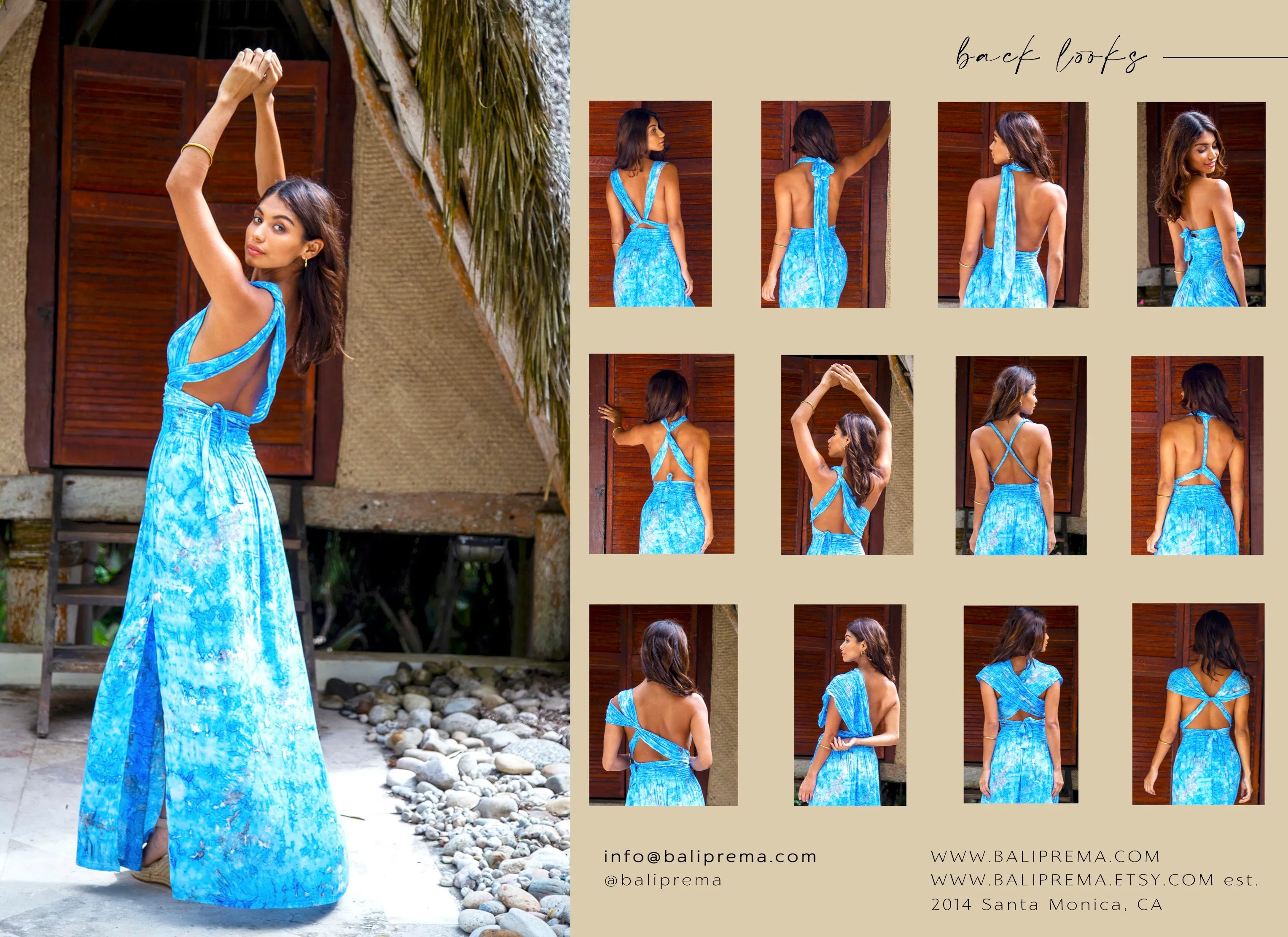 Tammy Infinity Dress in Premium Bird Cay Robin Blue