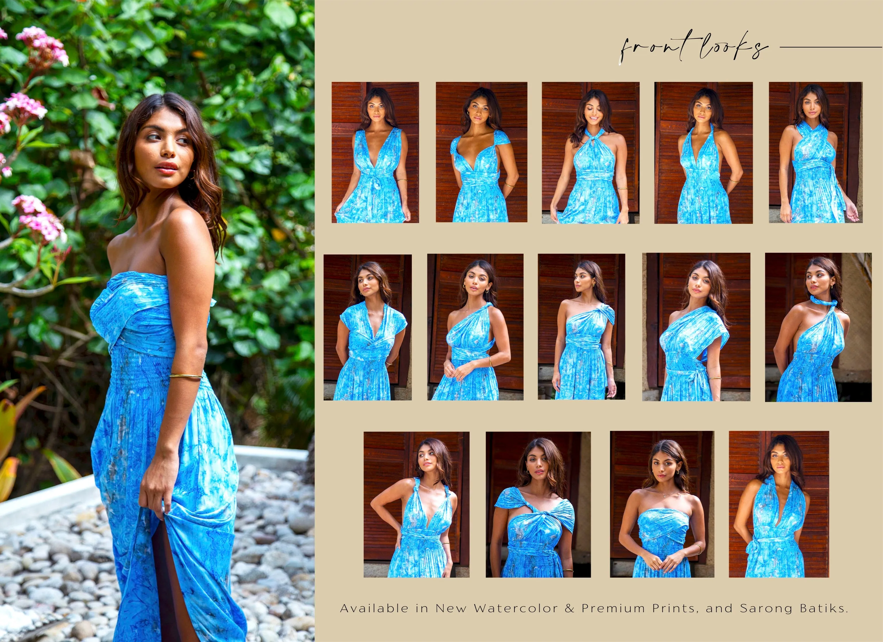 Tammy Infinity Dress in Premium Bird Cay Robin Blue