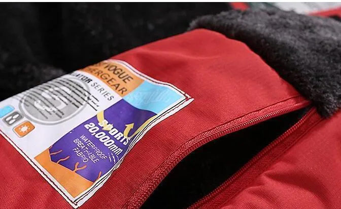 West Louis Winter Thermal Velvet Coat
